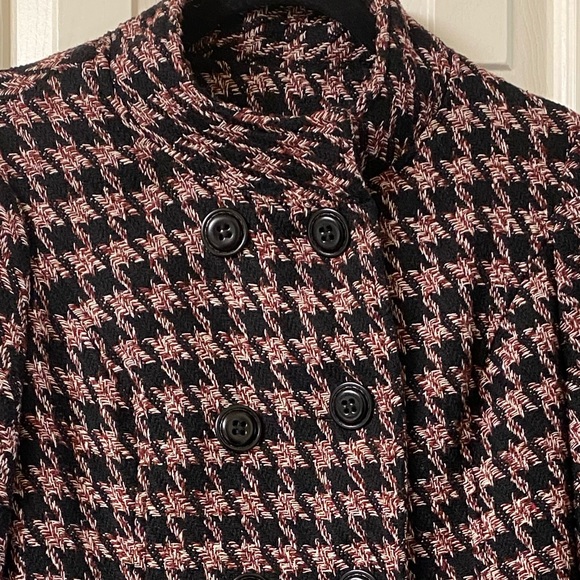 Ambition Button Up Fully Lined Wool Blend Coat Size Medium - Picture 5 of 16